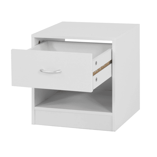 Mesa de cabeceira ONA 1 gaveta cor branco