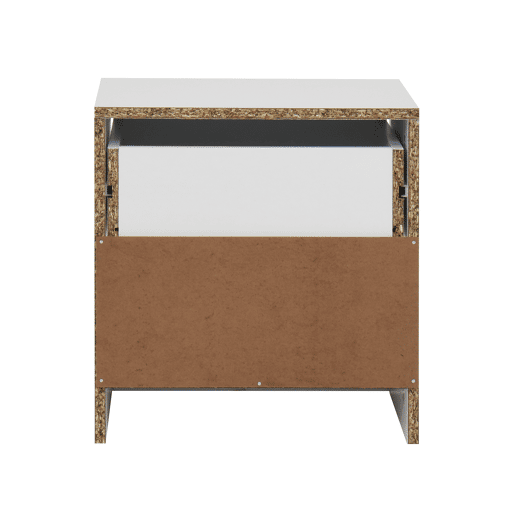 Mesa de cabeceira ONA 1 gaveta cor branco