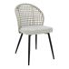Silla tapizada en tela gris SUKI Silla tapizada en tela gris SUKI Gris