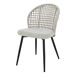 Silla tapizada en tela gris SUKI Silla tapizada en tela gris SUKI Gris