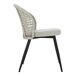 Silla tapizada en tela gris SUKI Silla tapizada en tela gris SUKI Gris