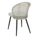 Silla tapizada en tela gris SUKI Silla tapizada en tela gris SUKI Gris