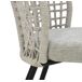 Silla tapizada en tela gris SUKI Silla tapizada en tela gris SUKI Gris