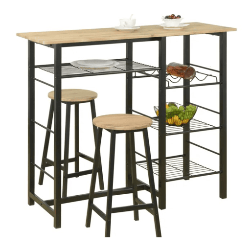 Conjunto de mesa alta com 2 bancos DETROIT Conjunto de mesa alta com 2 bancos DETROIT
