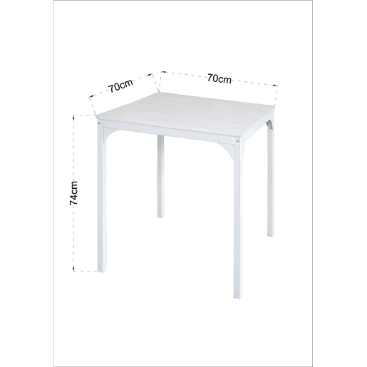 Mesa de cozinha KATIA cor branco Mesa de cozinha KATIA cor branco