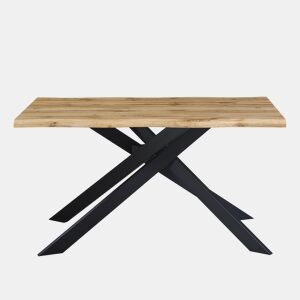 Mesa de jantar fixa LIMA cor carvalho
