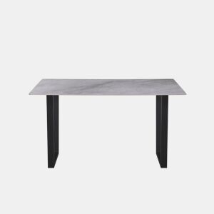 Mesa de jantar fixa MILLIE cor cinza