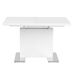 Mesa de comedor extensible AKISSI Mesa de comedor extensible AKISSI Blanco Brillo