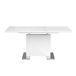 Mesa de comedor extensible AKISSI Mesa de comedor extensible AKISSI Blanco Brillo