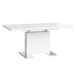 Mesa de comedor extensible AKISSI Mesa de comedor extensible AKISSI Blanco Brillo