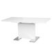 Mesa de comedor extensible AKISSI Mesa de comedor extensible AKISSI Blanco Brillo