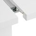 Mesa de comedor extensible AKISSI Mesa de comedor extensible AKISSI Blanco Brillo