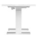 Mesa de comedor extensible AKISSI Mesa de comedor extensible AKISSI Blanco Brillo
