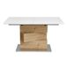Mesa de comedor extensible MARION Mesa de comedor extensible MARION Blanco/ Madera