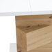 Mesa de comedor extensible MARION Mesa de comedor extensible MARION Blanco/ Madera