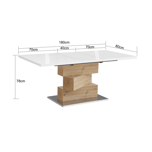 Mesa de jantar extensível MARION