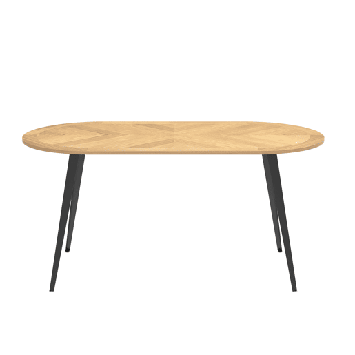 Mesa de jantar oval fixa KITTY Mesa de jantar oval fixa KITTY