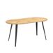 Mesa de comedor oval fija KITTY Mesa de comedor oval fija KITTY Roble