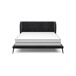 Cama LEILA 160x200cm color negro Cama LEILA 160x200cm color negro Negro