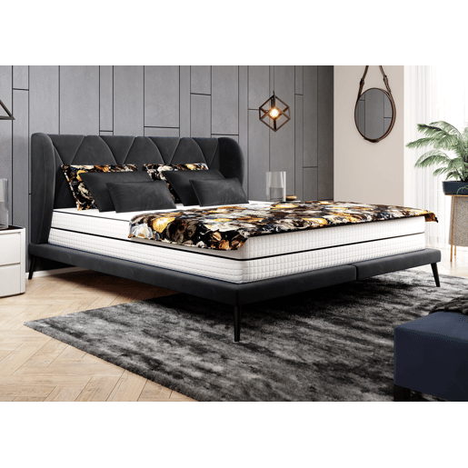 Cama LEILA 160x200cm cor preta Cama LEILA 160x200cm cor preta