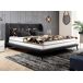 Cama LEILA 160x200cm color negro Cama LEILA 160x200cm color negro Negro
