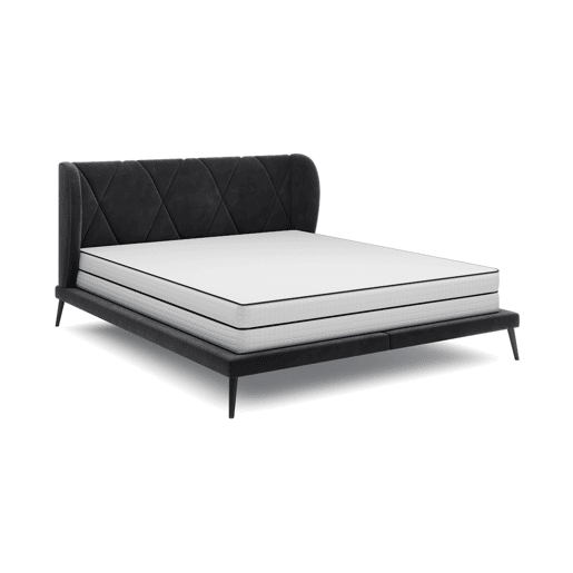 Cama LEILA 160x200cm cor preta Cama LEILA 160x200cm cor preta