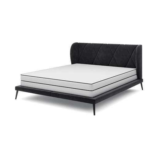 Cama LEILA 160x200cm cor preta Cama LEILA 160x200cm cor preta