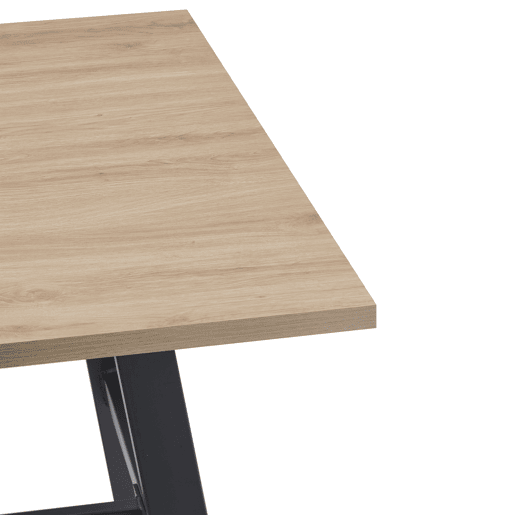 Conjunto de 1 mesa e 4 cadeiras de jantar em carvalho PRAGA