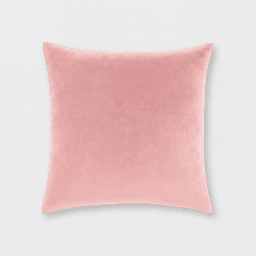Almofada de veludo VELOUR 45x45cm rosa