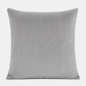 Almofada de veludo VELOUR 45x45cm cinzento claro