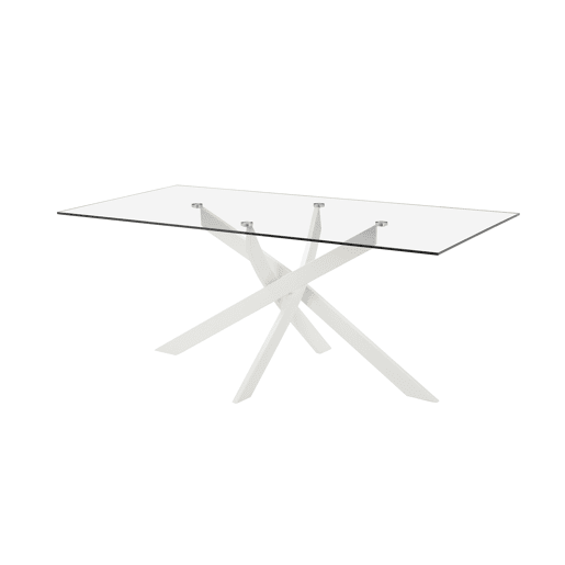 Mesa de jantar fixa branca TEXAS