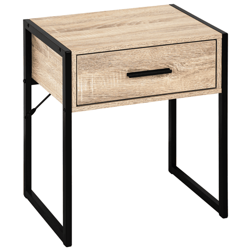 Mesa de cabeceira CAELI com 1 gaveta carvalho