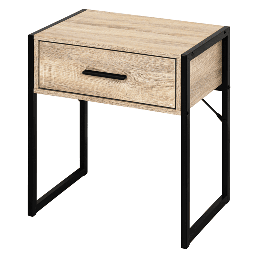 Mesa de cabeceira CAELI com 1 gaveta carvalho