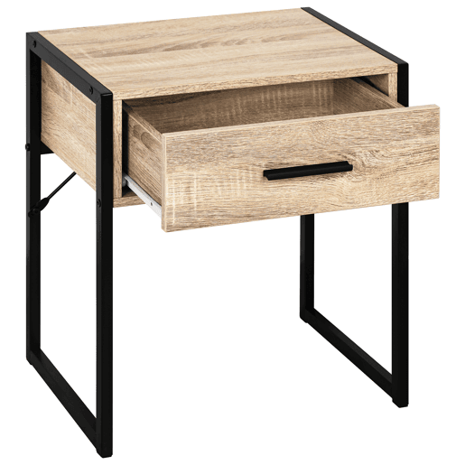 Mesa de cabeceira CAELI com 1 gaveta carvalho