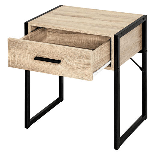 Mesa de cabeceira CAELI com 1 gaveta carvalho