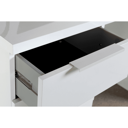 Secretária ESPRESSO com 4 gavetas cor branco Secretária ESPRESSO com 4 gavetas cor branco