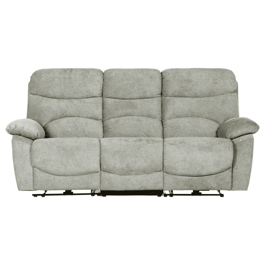 Sofá 3 lugares 2 assentos relax elétricos ESPRIT cinza bege Sofá 3 lugares 2 assentos relax elétricos ESPRIT cinza bege