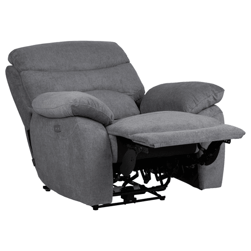 Cadeirão relax elétrico ESPRIT cor cinza escuro