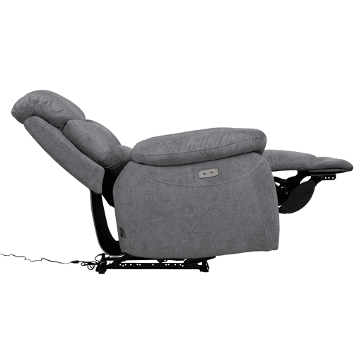 Cadeirão relax elétrico ESPRIT cor cinza escuro