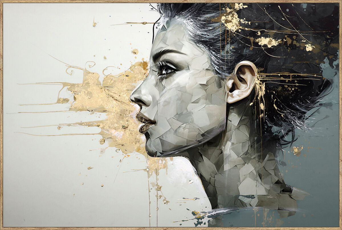 Pintura original EMMA láser 60x90cm marca MARCOMUEBLE 