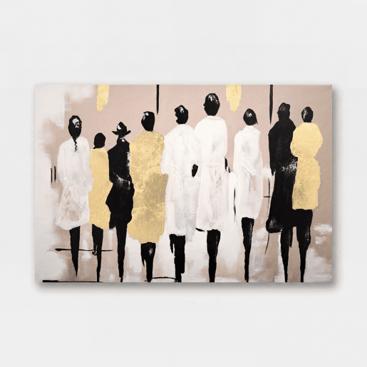 Pintura original TRIBU laser 60x90cm marca MARCOMUEBLE