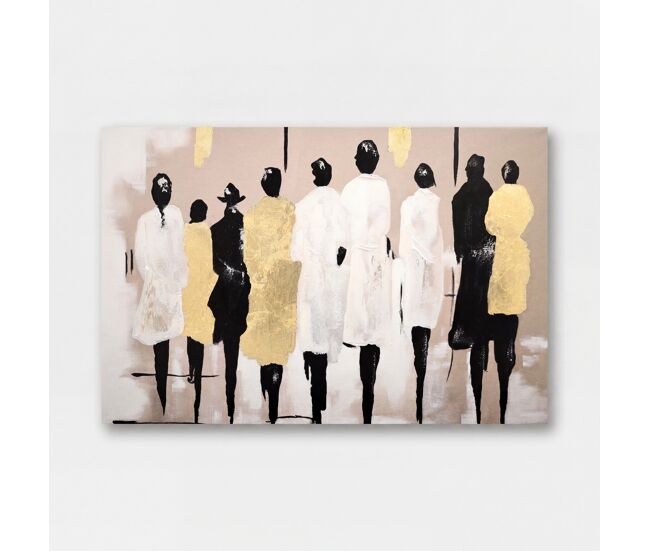 Pintura original tribu láser 60x90cm