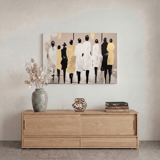 Pintura original TRIBU laser 60x90cm marca MARCOMUEBLE