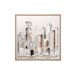 Pintura original CHICAGO 93cm relieve marca MARCOMUEBLE Pintura original CHICAGO 93cm relieve marca MARCOMUEBLE Blanco/ Beige