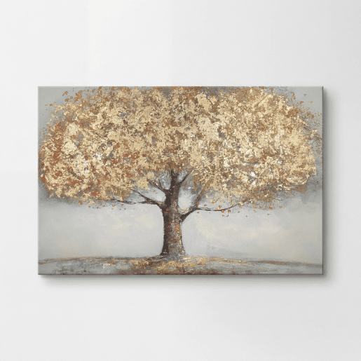 Pintura original ARBOL DORADO XXL 118cm da marca MARCOMUEBLE