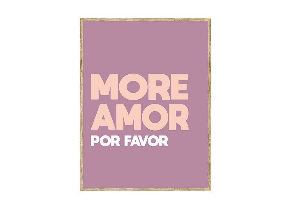 Cuadro deco art MORE AMOR 40x30cm marca MARCOMUEBLE 