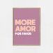 Cuadro deco art MORE AMOR 40x30cm marca MARCOMUEBLE Cuadro deco art MORE AMOR 40x30cm marca MARCOMUEBLE Lila