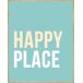 Cuadro deco art HAPPY PLACE 50x40cm marca MARCOMUEBLE Cuadro deco art HAPPY PLACE 50x40cm marca MARCOMUEBLE Turquesa