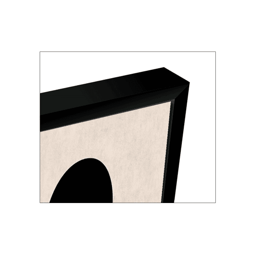 Pintura arte deco AMOR NEGRO 50x70cm marca MARCOMUEBLE