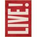 Cuadro deco art LIVE rojo 50x70cm marca MARCOMUEBLE Cuadro deco art LIVE rojo 50x70cm marca MARCOMUEBLE Rojo